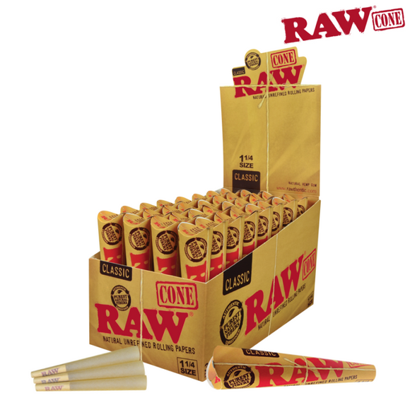 Raw Organic Pre Rolled Cones